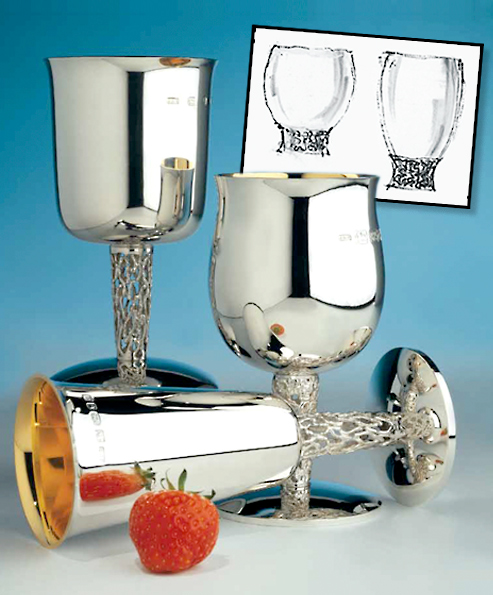 John Donald, A range of silver goblets